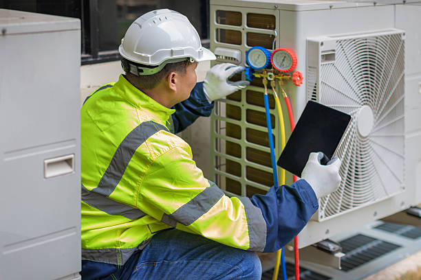 Professional Furnace Repair technician working in Platteville, WI